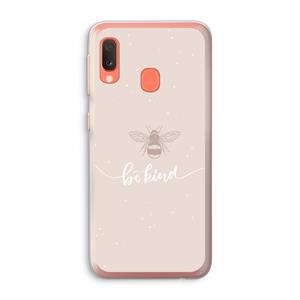 CaseCompany Be(e) kind: Samsung Galaxy A20e Transparant Hoesje