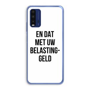 CaseCompany Belastinggeld: Xiaomi Redmi 9T Transparant Hoesje