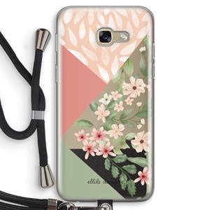 CaseCompany Sweet heaven geometrics: Samsung Galaxy A5 (2017) Transparant Hoesje met koord