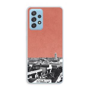 CaseCompany Marrakech Skyline : Samsung Galaxy A73 Transparant Hoesje