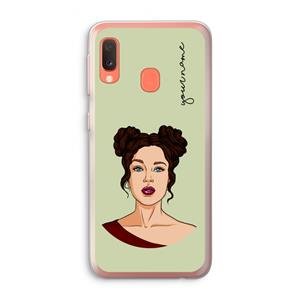 CaseCompany Pop-Art Creator: Samsung Galaxy A20e Transparant Hoesje