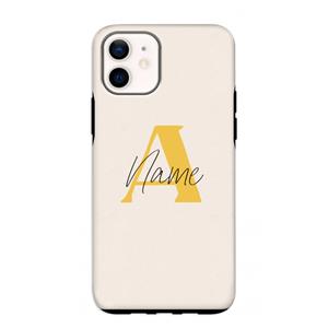 CaseCompany Amber Script: iPhone 12 mini Tough Case