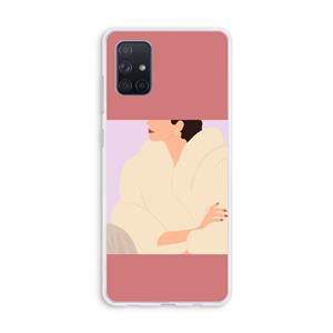 CaseCompany Cosy: Galaxy A71 Transparant Hoesje