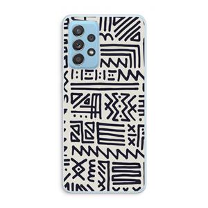 CaseCompany Marrakech print: Samsung Galaxy A73 Transparant Hoesje