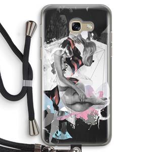 CaseCompany Camouflage de sommeil: Samsung Galaxy A5 (2017) Transparant Hoesje met koord