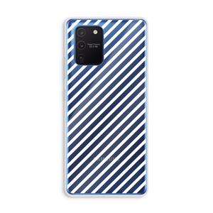 CaseCompany Strepen zwart-wit: Samsung Galaxy Note 10 Lite Transparant Hoesje