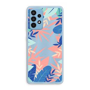 CaseCompany Tropisch: Samsung Galaxy A52 Transparant Hoesje