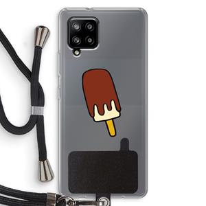 CaseCompany Frisco: Samsung Galaxy A42 5G Transparant Hoesje met koord