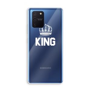 CaseCompany King zwart: Samsung Galaxy Note 10 Lite Transparant Hoesje