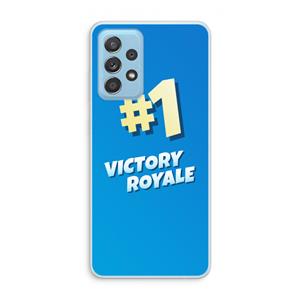 CaseCompany Victory Royale: Samsung Galaxy A73 Transparant Hoesje