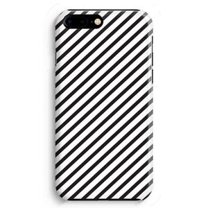 CaseCompany Strepen zwart-wit: iPhone 8 Plus Volledig Geprint Hoesje