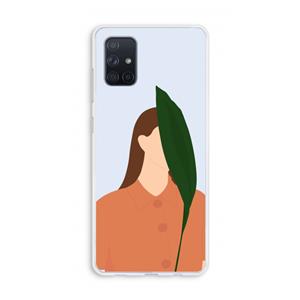 CaseCompany Leaf: Galaxy A71 Transparant Hoesje