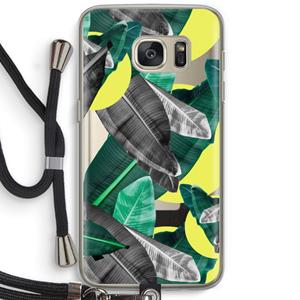 CaseCompany Fantasie jungle: Samsung Galaxy S7 Transparant Hoesje met koord