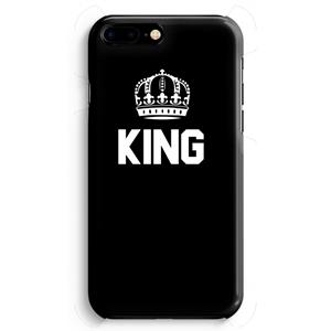 CaseCompany King zwart: iPhone 8 Plus Volledig Geprint Hoesje