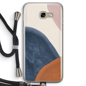 CaseCompany Geo #1: Samsung Galaxy A5 (2017) Transparant Hoesje met koord