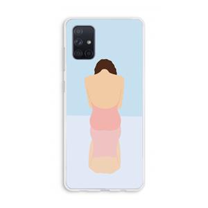 CaseCompany Mirror: Galaxy A71 Transparant Hoesje