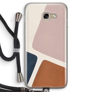 CaseCompany Geo #2: Samsung Galaxy A5 (2017) Transparant Hoesje met koord