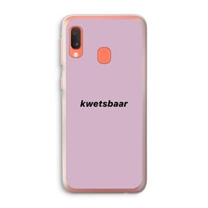 CaseCompany kwetsbaar: Samsung Galaxy A20e Transparant Hoesje