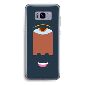 CaseCompany Mono M: Samsung Galaxy S8 Plus Transparant Hoesje