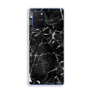 CaseCompany Zwart Marmer 2: Samsung Galaxy Note 10 Lite Transparant Hoesje