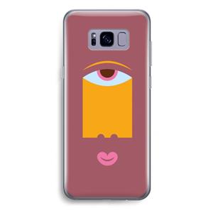 CaseCompany Mono V: Samsung Galaxy S8 Plus Transparant Hoesje