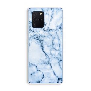 CaseCompany Blauw marmer: Samsung Galaxy Note 10 Lite Transparant Hoesje