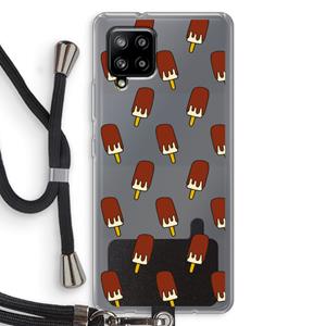 CaseCompany Yummy: Samsung Galaxy A42 5G Transparant Hoesje met koord