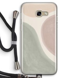 CaseCompany Geo #6: Samsung Galaxy A5 (2017) Transparant Hoesje met koord