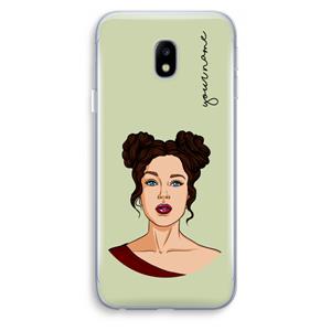 CaseCompany Pop-Art Creator: Samsung Galaxy J3 (2017) Transparant Hoesje