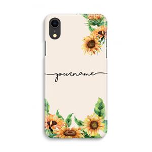 CaseCompany Zonnebloemen: iPhone XR Volledig Geprint Hoesje