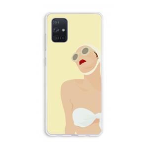 CaseCompany Summer: Galaxy A71 Transparant Hoesje
