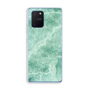CaseCompany Groen marmer: Samsung Galaxy Note 10 Lite Transparant Hoesje