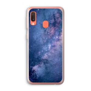 CaseCompany Nebula: Samsung Galaxy A20e Transparant Hoesje