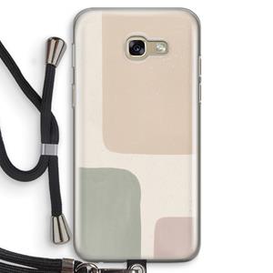 CaseCompany Geo #7: Samsung Galaxy A5 (2017) Transparant Hoesje met koord