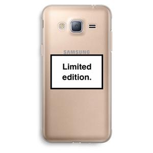 CaseCompany Limited edition: Samsung Galaxy J3 (2016) Transparant Hoesje