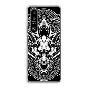 CaseCompany Oh Deer: Sony Xperia 1 III Transparant Hoesje