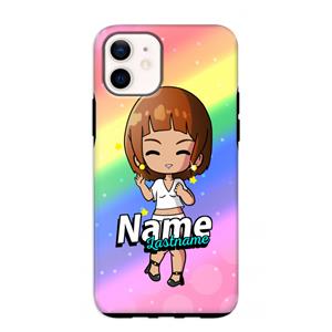 CaseCompany Chibi Maker vrouw: iPhone 12 mini Tough Case