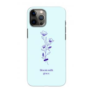 CaseCompany Bloom with grace: Volledig geprint iPhone 12 Hoesje
