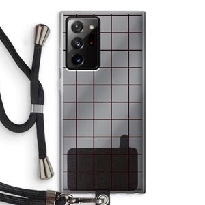 CaseCompany Rooster: Samsung Galaxy Note 20 Ultra / Note 20 Ultra 5G Transparant Hoesje met koord