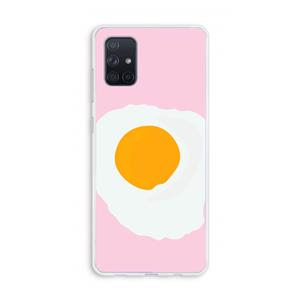 CaseCompany Sunny side up: Galaxy A71 Transparant Hoesje