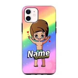 CaseCompany Chibi Maker man: iPhone 12 mini Tough Case