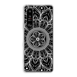 CaseCompany Roses Are Red: Sony Xperia 1 III Transparant Hoesje