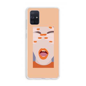 CaseCompany Surprise: Galaxy A71 Transparant Hoesje