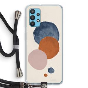CaseCompany Geo #4: Samsung Galaxy A32 4G Transparant Hoesje met koord