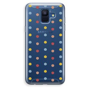 CaseCompany Bollen: Samsung Galaxy A6 (2018) Transparant Hoesje