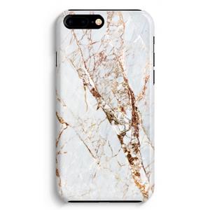 CaseCompany Goud marmer: iPhone 8 Plus Volledig Geprint Hoesje