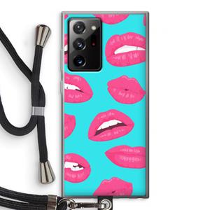 CaseCompany Bite my lip: Samsung Galaxy Note 20 Ultra / Note 20 Ultra 5G Transparant Hoesje met koord