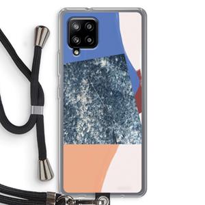 CaseCompany Billy: Samsung Galaxy A42 5G Transparant Hoesje met koord