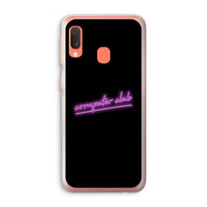 CaseCompany Vice Black: Samsung Galaxy A20e Transparant Hoesje