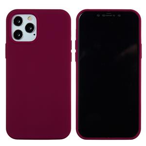 Lunso Softcase Backcover hoes - iPhone 13 Pro Max - Wijnrood